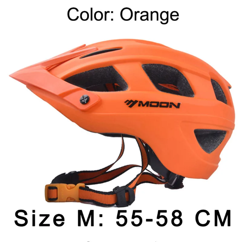 MOON горных езда шлем интегрированный Спорт на открытом воздухе+ карнизы безопасности Для Мужчин's Велосипеды шлем велосипедный шлем шоссейный a49