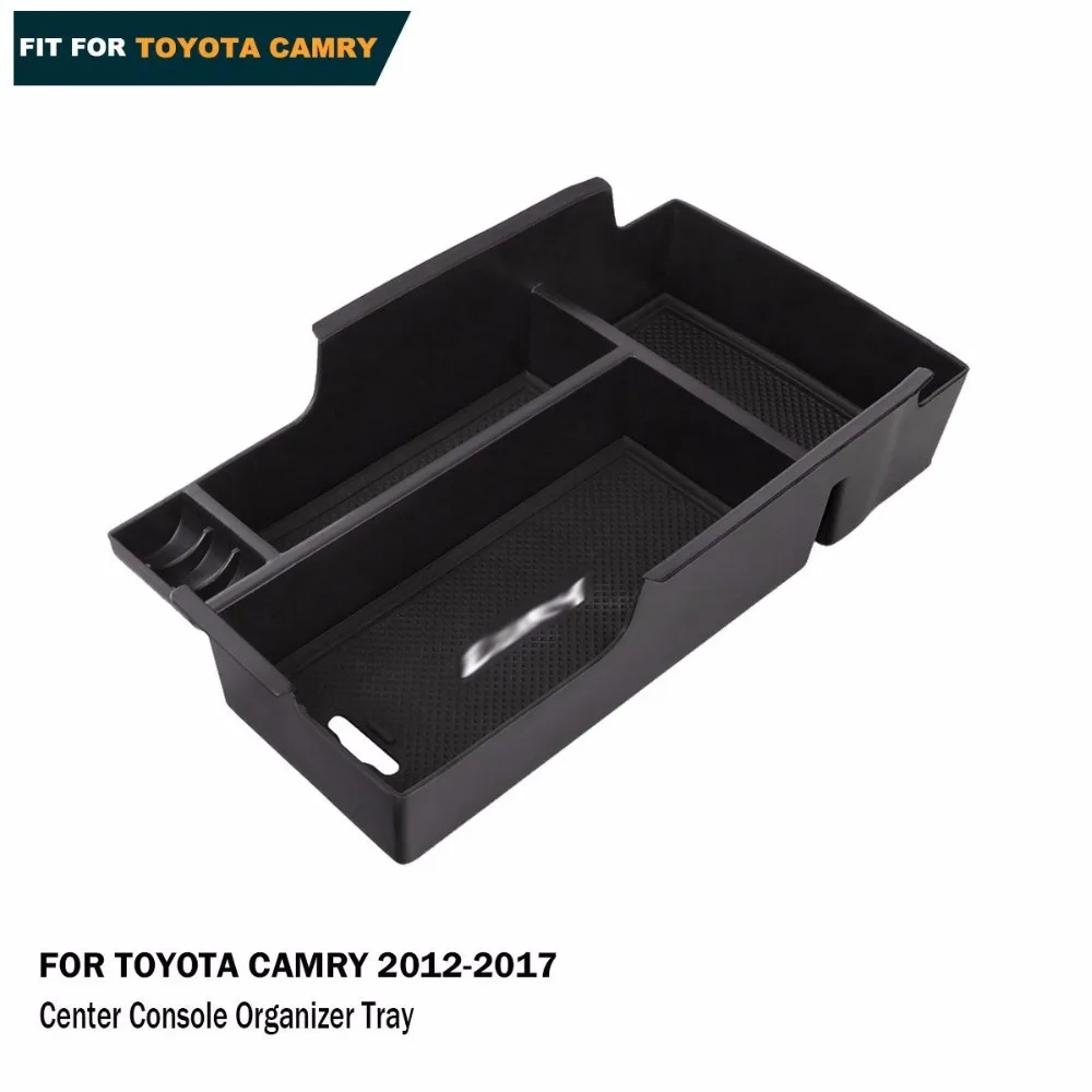 EDBETOS для Toyota Camry 2012- автомобильный подлокотник коробка центральная консоль отделение для хранения перчаток Органайзер вставка лоток и Carmry