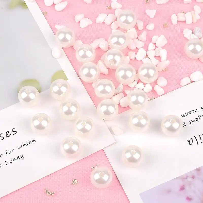 Бусины из АБС-пластика с имитацией под жемчуг 3-30 мм |