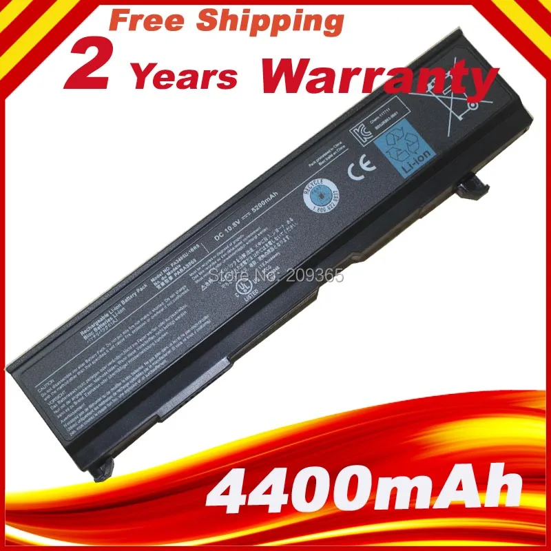 Аккумулятор для ноутбука Toshiba PA3465U 1BRS PA3457U PABAS067 Satellite M50 M70 A100 A110 A135|battery for toshiba|laptop
