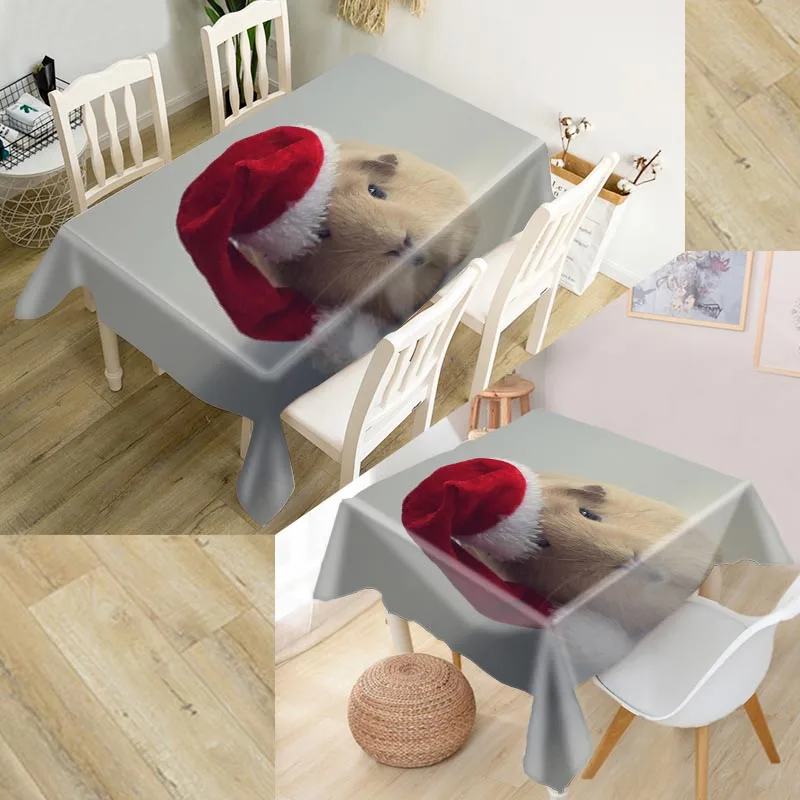 Nice Guinea Pig Tablecloth Waterproof Oxford Fabric Square/Rectangular For Wedding Table Cloth Cover TV Covers | Дом и сад