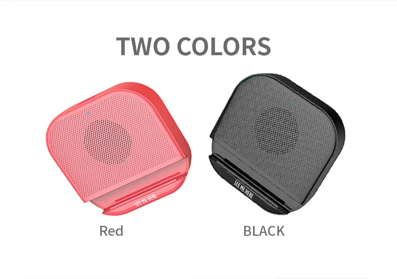 Видеть меня здесь E3 Bluetooth Динамик Беспроводной Портативный стерео мини Bluetooth 4,0 держатель Динамик s для мобильного телефона