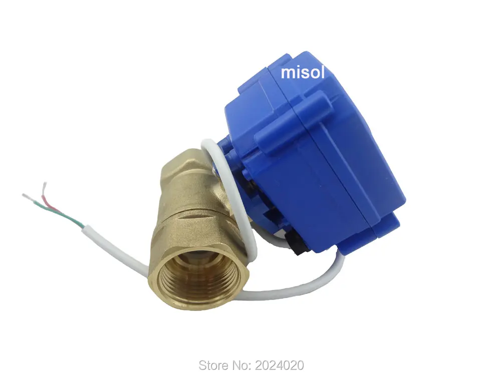 Шаровой клапан с мотором CR04 2-сторонний 12VDC G3/4 &quotDN20 (редукционный порт)