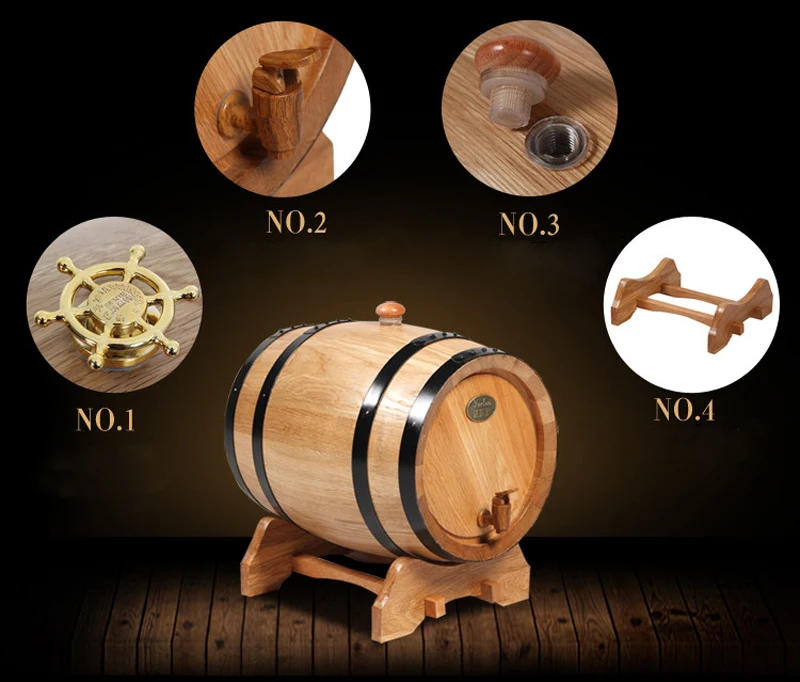 10l дубовой бочки деревянный бочонок красное Вино Баррель ресторан бар отеля
