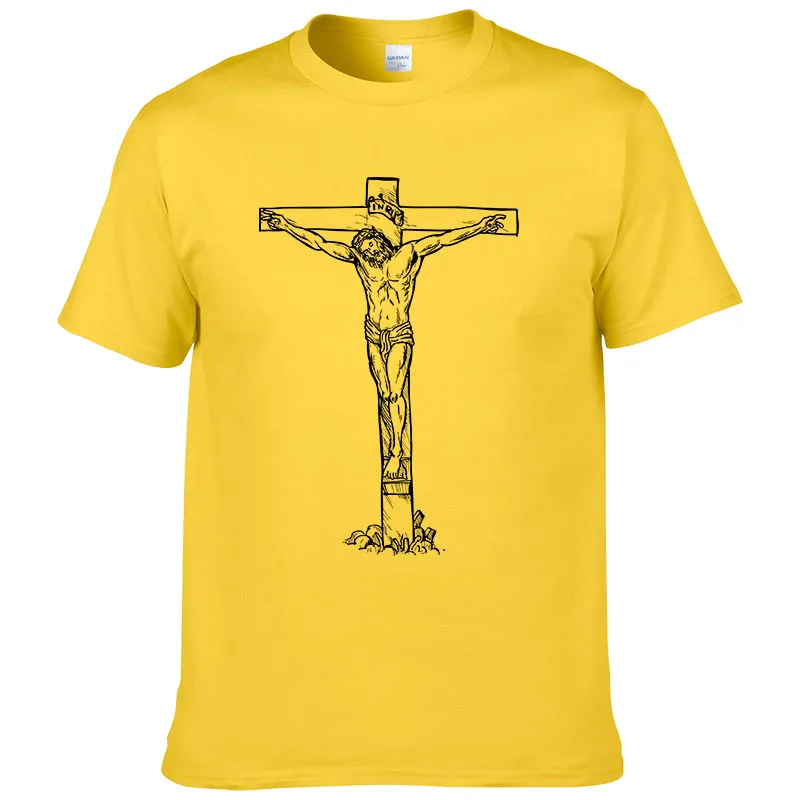 Мужские футболки с изображением Иисуса новые христианского католического Бога