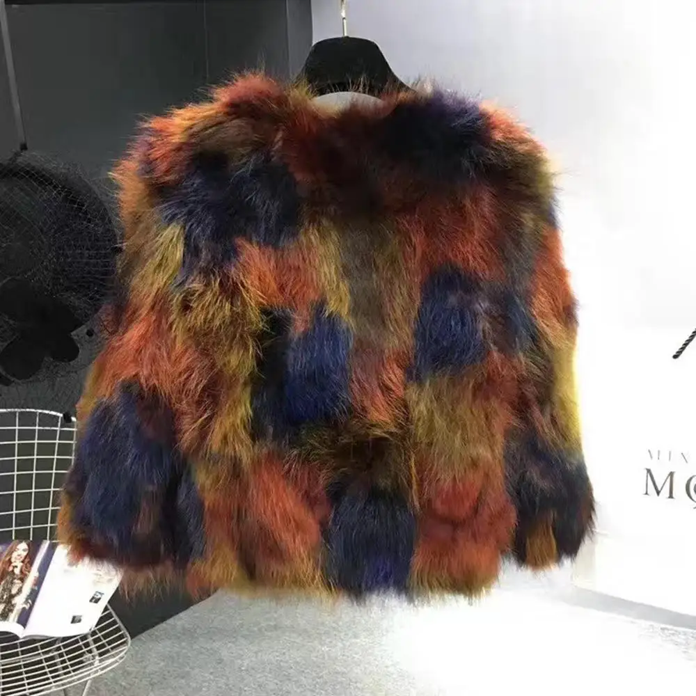 

Rabbit Fur Vest Direct Selling Solid Elegant Winter Clothes In 2018 Color, Qiu Dong Women's Short-sleeved Coat Real Fur Raccoon