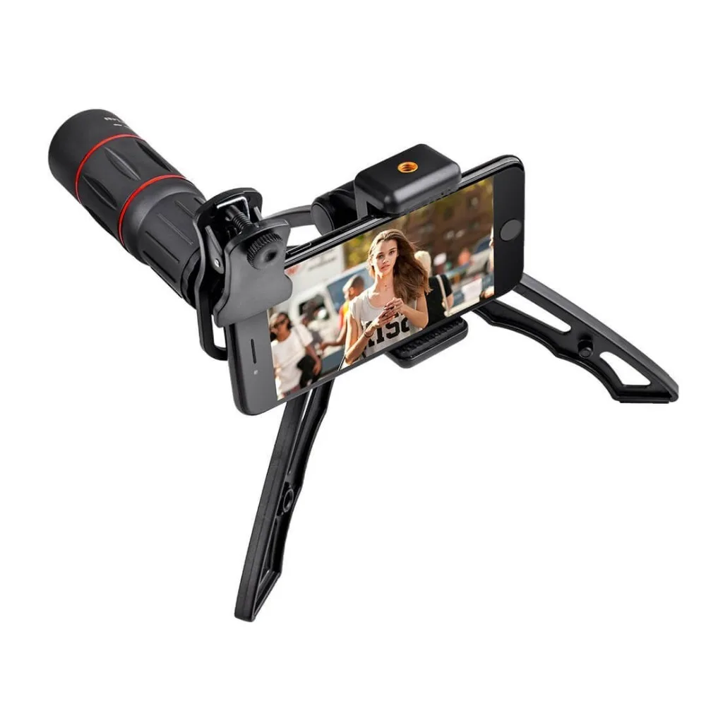 APEXEL Optic 18x25 телескоп зум объектив Монокуляр+ мини селфи Штатив для iPhone samsung других смартфонов путешествия Охота Спорт