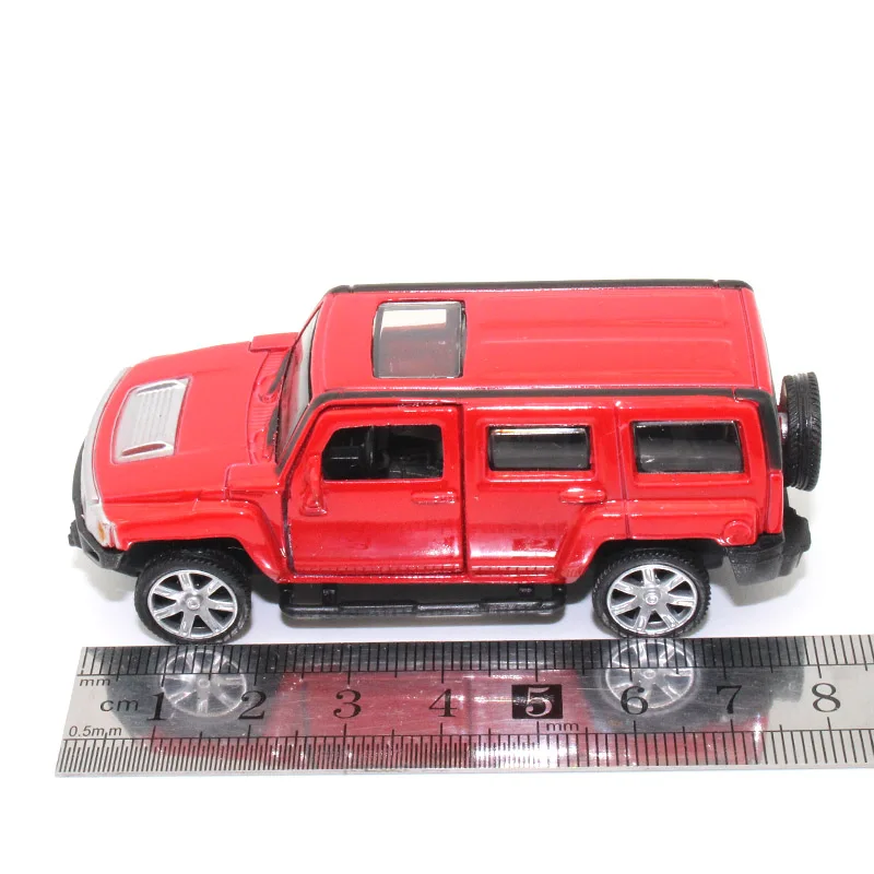 TC 1: 64 Литой Сплав модель автомобиля Hummer H2 детские игрушки открыть дверь вытянуть