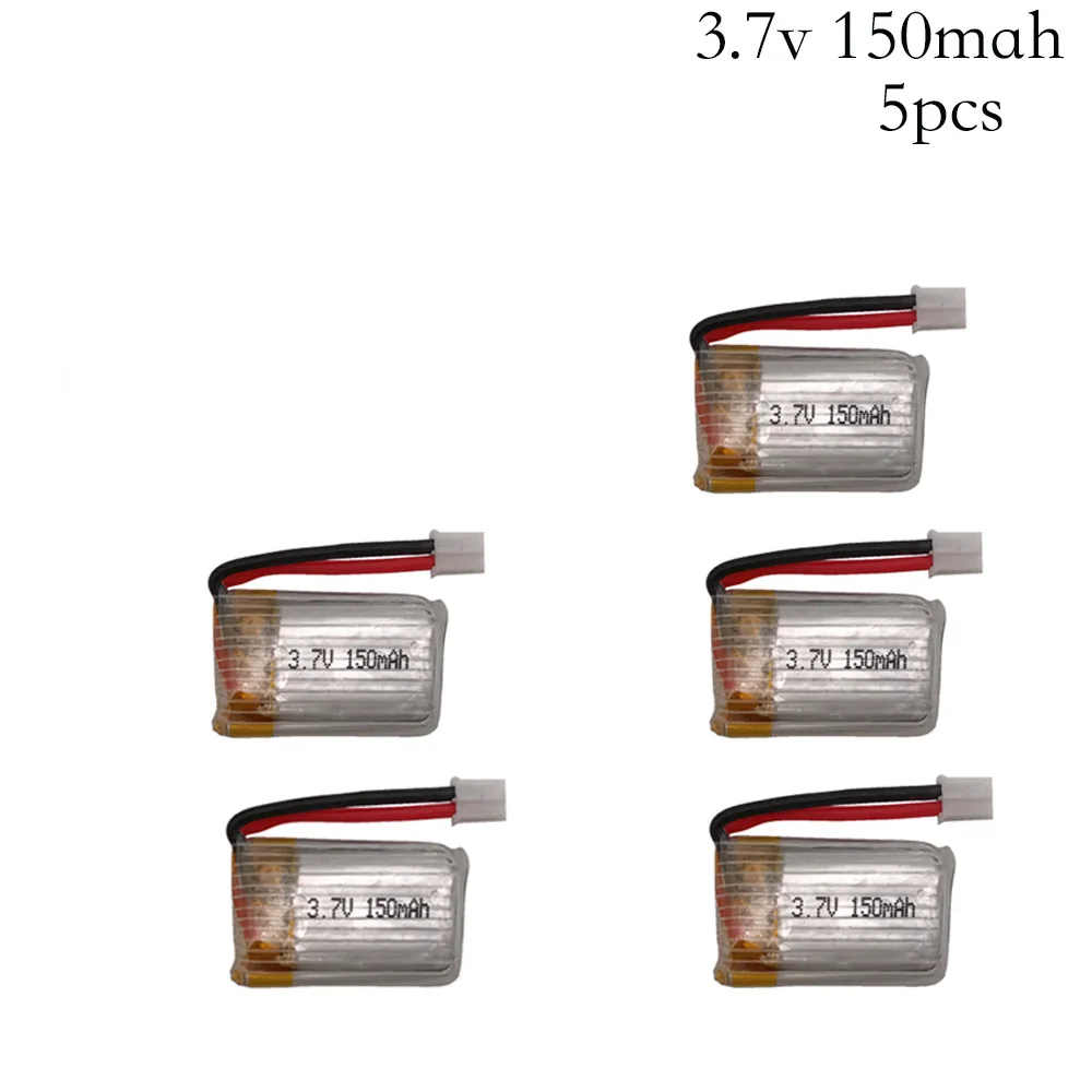 5 шт. 3 7 в 150 мАч батарея для E010 E011 E012 E013 Furibee F36 H36 RC Quadcopter Запчасти Lipo камеры