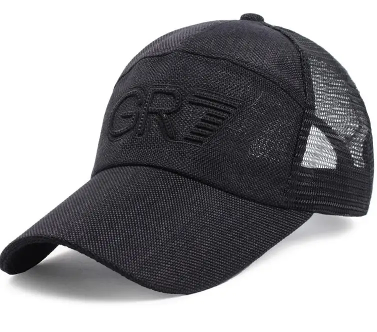 Dad Hat Neymar летние шляпы для общего отдыха на открытом воздухе спорта туризма затенение от солнца сетка вышивка для остроконечных кепок Baseba - Цвет: Black