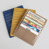 siku leather mens card holder brand sheepskin wallet card holder wholesale oem