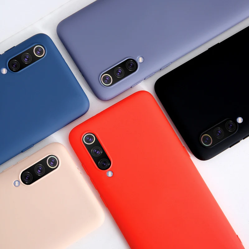 Vopптон для Xiaomi Mi CC9 CC9e чехол телефона жидкий силиконовый мягкий резиновый из ТПУ