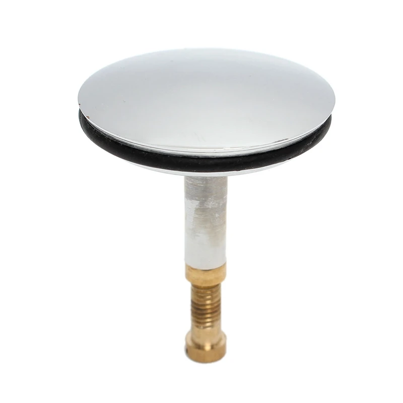 

1pc 44mm Bathtub Plug Replacement Bath Pop Up Waste Plug Only Flat Seal Brass Bathroom Tub Drain Drainer Strainer Lowest Price