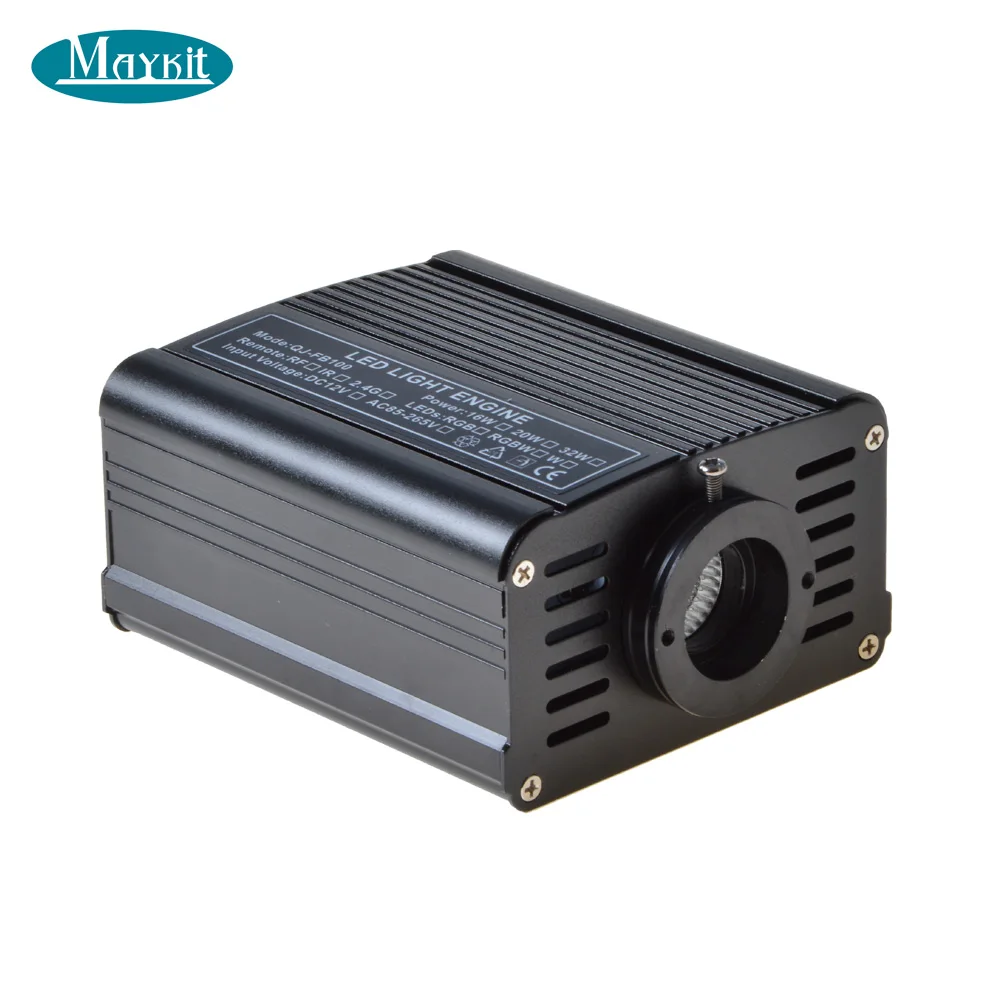 Maykit RGB меняющий цвет 16 Вт волоконно оптический светодиодный осветитель с 28