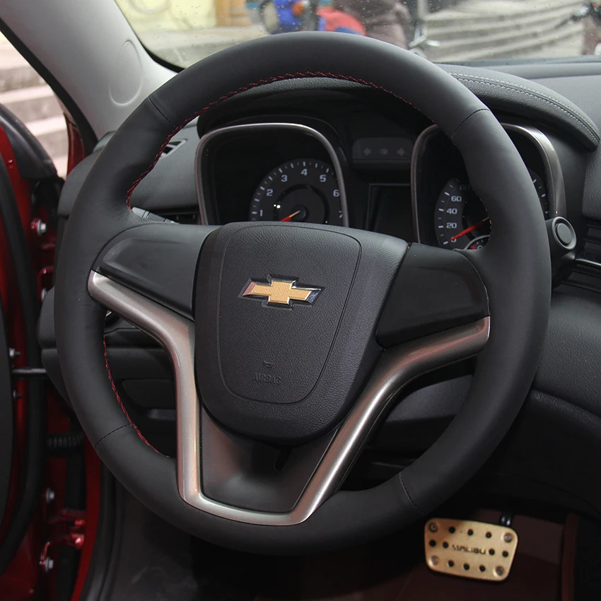 Чехлы на руль чехол для Chevrolet Malibu автомобильный Стайлинг Сделай Сам натуральная