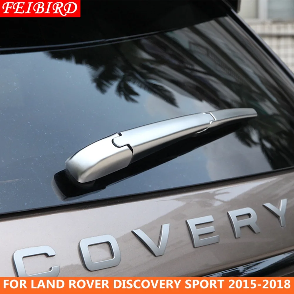 

ABS Rear Windshield Window Wiper Molding Cover Kit Trim 3 Piece Accessories For Land Rover Discovery Sport 2015 - 2019