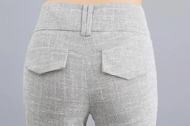 Весна лето повседневные женские с высокой талией Лоскутные широкие брюки прямые льняные брюки, повседневные женские черные льняные брюки
