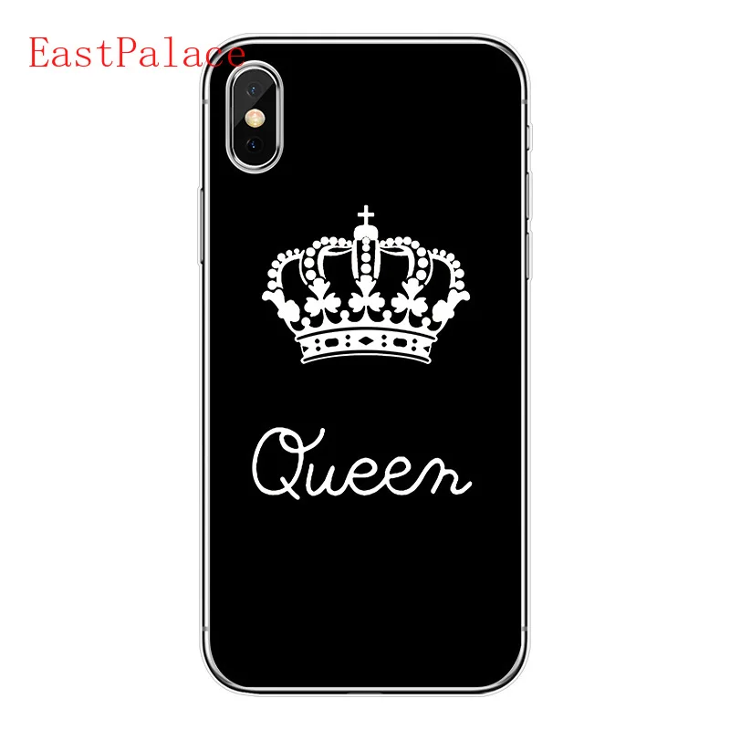 Fashion King and Queensnake Couple Printing Soft Plastic Case for IPhone X XS 8 7 6 6S Plus 5 5s Se Phone Tpu Cases Back Cover |