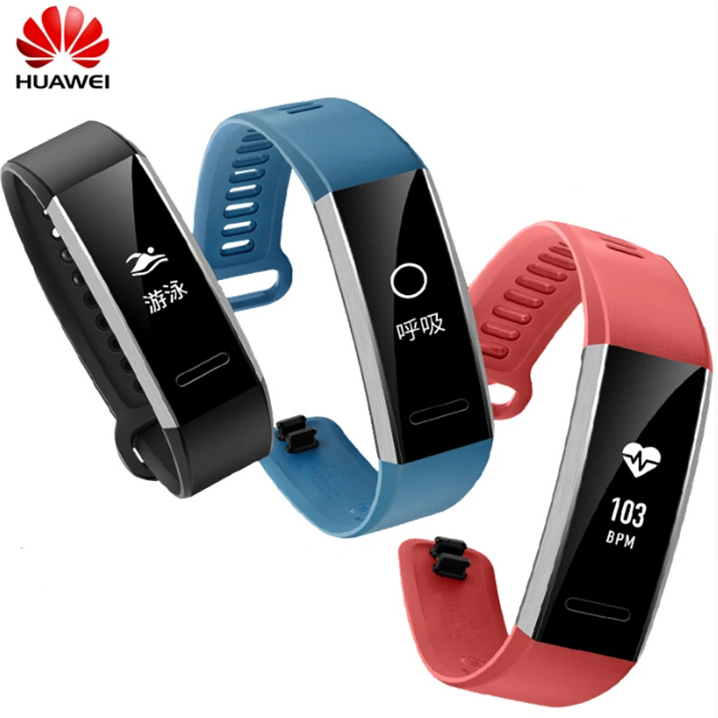 Оригинальный huawei Sport Band 2 pro B29 B19 с gps для плавания браслет мониторинга сердечного