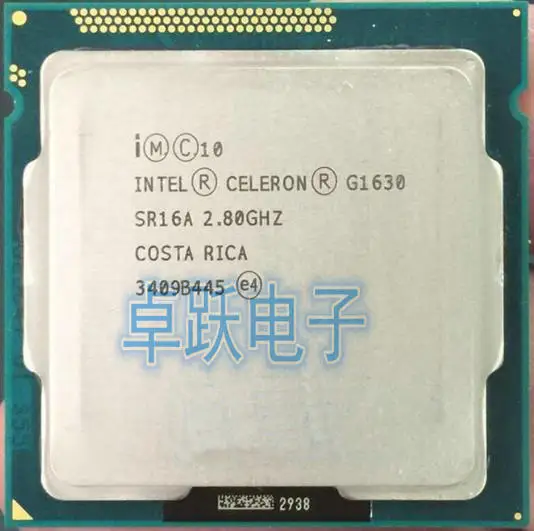 Процессор Intel Celeron G1630 2 80 ГГц двухъядерный процессор LGA 1155 100% рабочий для