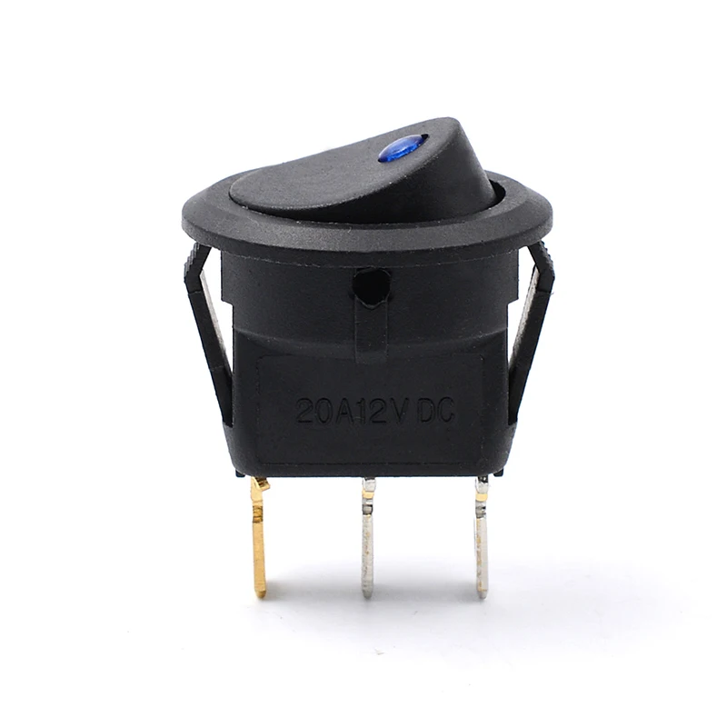 WUPP 12V 20A светодиодный выключатель света фары противотуманные рабочие огни переключатель круглый тип лодки