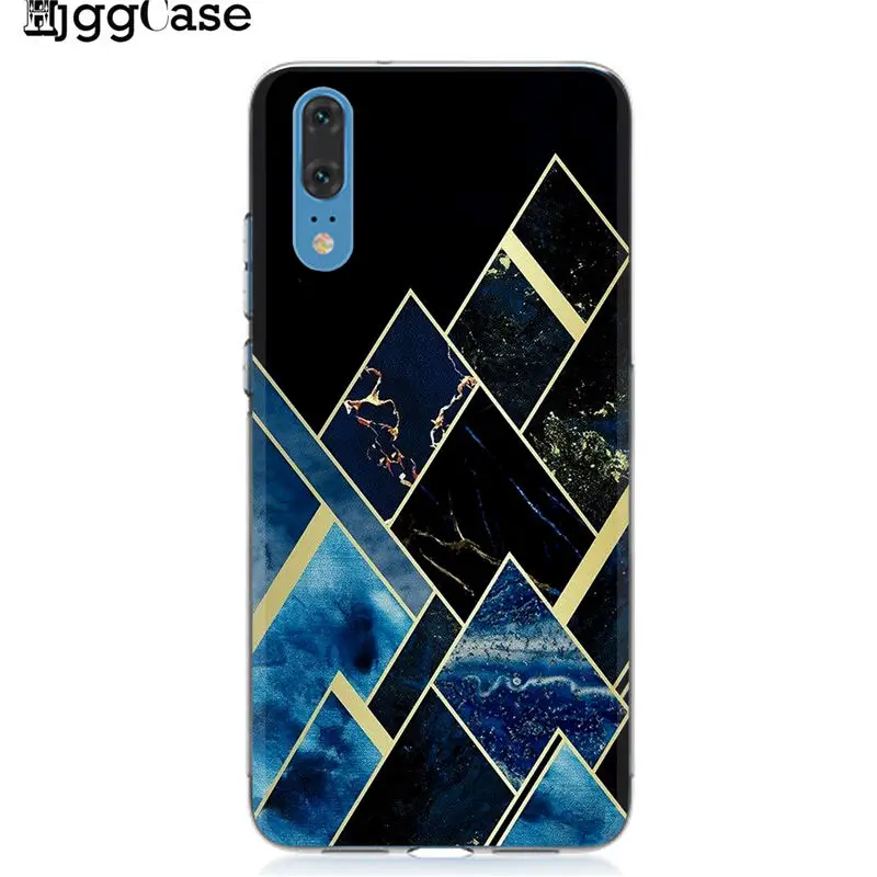 Чехол для телефона с мраморным узором Роскошный чехол Huawei P10 P20 P30 Mate 10 20 Lite Pro Honor 9 8X