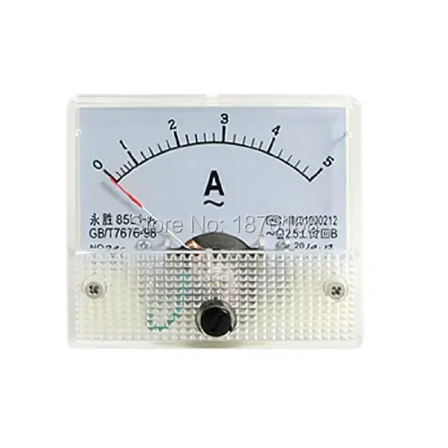 AC Analog Meter Panel 5A AMP Current Ammeters 85L1 0-5A Gauge | Инструменты