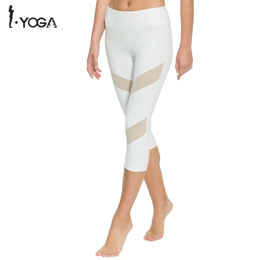 Женские Брюки-Капри Для Йоги фитнеса занятий спортом фитнесом высокой талией |