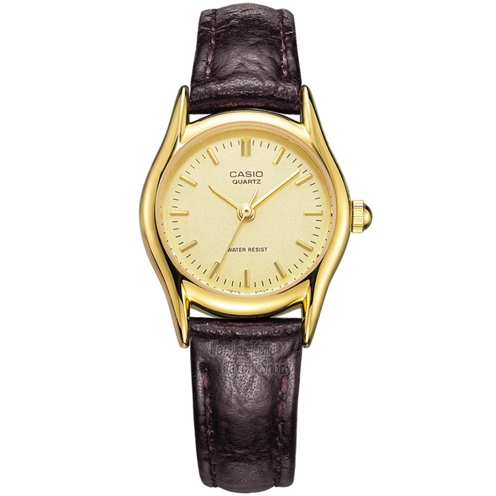 LTP1094Q9A-1 Casio часы женские часы лучший бренд класса люкс Водонепроницаемый Кварцевые часы женские дамы Подарки кожаный ремешок для часов Часы Спортивные часы relogio feminino reloj mujer montre homme bayan kol saati zegarek - Цвет: LTP1094Q9A-1