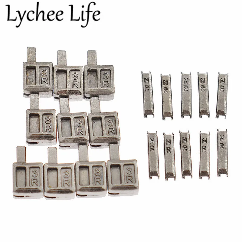 2 Fastback Lychee Life 10 шт. металлический фиксатор для ремонта молнии цинк 3# сплав застежки-молнии DIY ручной работы Швейные отсеки для одежды принадлежности аксессуары - Цвет: 2 Fastback