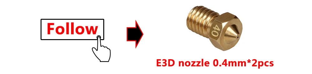 Части 3d принтера E3D V6 Hotend высокотемпературная версия j-головка 0,4/1,75 мм Насадка дистанционного экструдера аксессуары 12 в 24 В