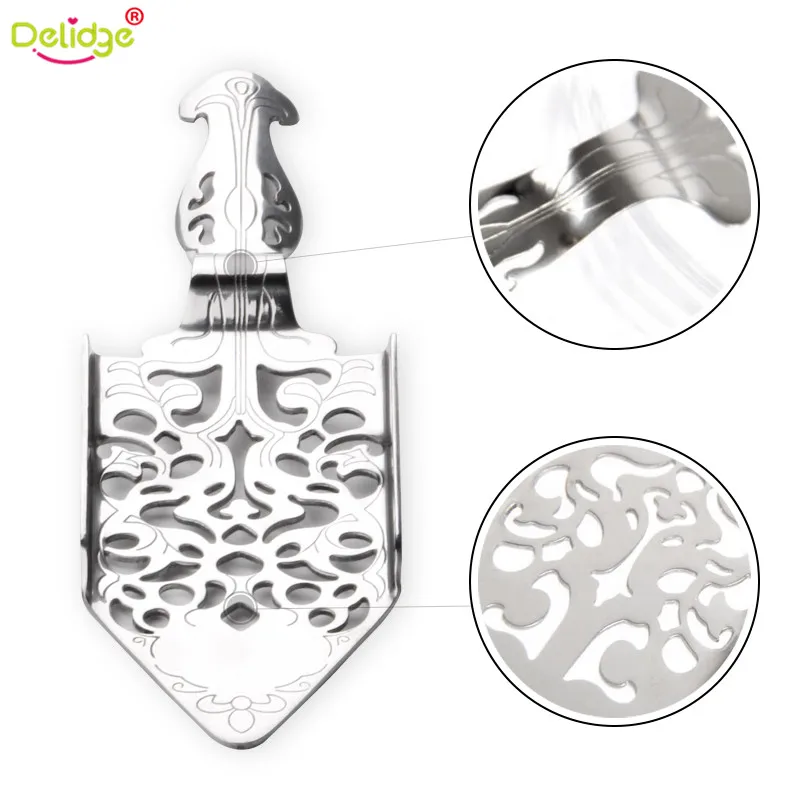 Delidge 1 шт. ложка для абсента Коктейльная из нержавеющей стали в стиле ретро с