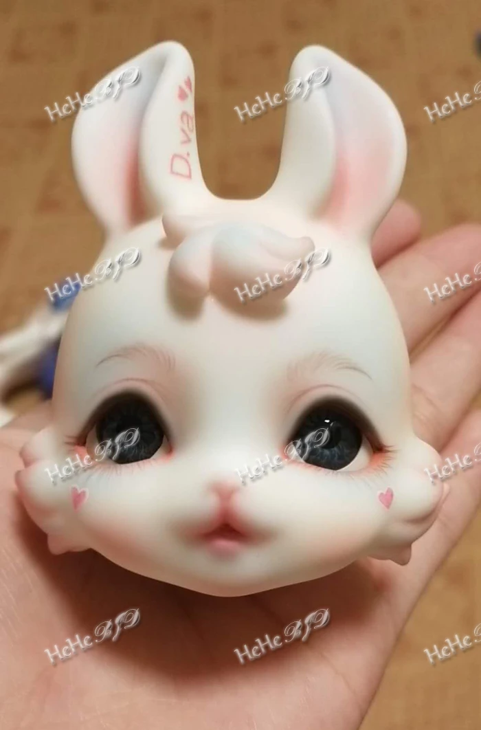 HeHeBJD 1/6 симпатичный кролик свободные глаза горячие куклы смолы игрушки подарки