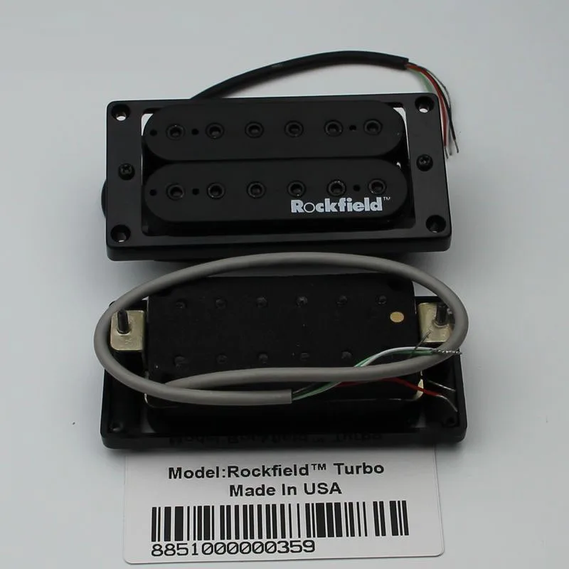 Набор звукоснимателей Rockfield Turbo Black Humbucker|Детали и аксессуары для гитар| |