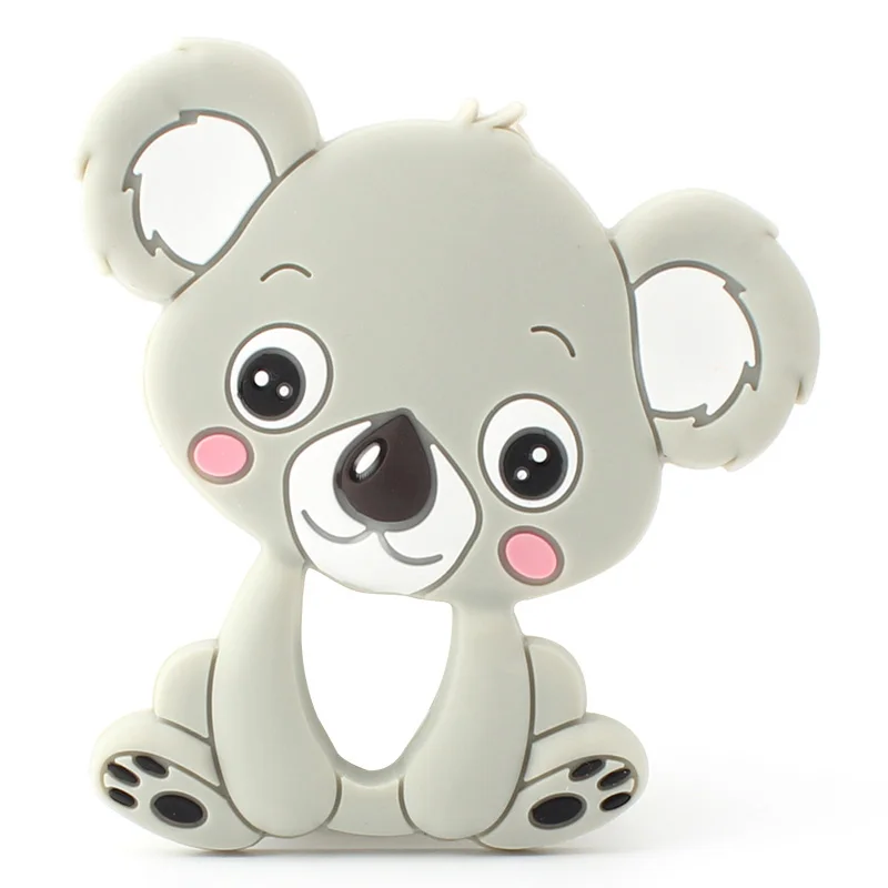 71 1 шт. 90 мм Силиконовые Koala детские трофеи грызунов бусины DIY жевательное ожерелье соска цепь кулон пищевой силиконовый без бисфенола А - Цвет: 71