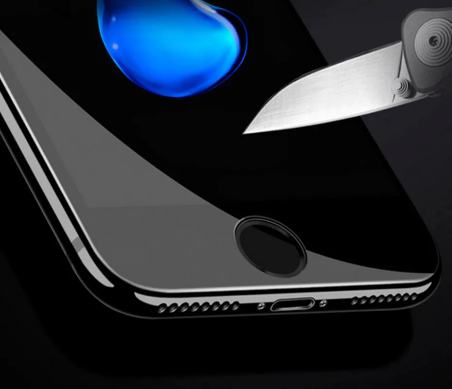 2 шт./лот 3D полное покрытие мягкий край закаленное Стекло для iphone 6s 6 Экран