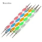 5 шт., 2-сторонний инструмент для точечного маникюра, инструмент в виде алмазных точек, спиральный дизайн, ручка для дизайна ногтей, акриловый набор инструментов для точечного маникюра, стразы, карандаши