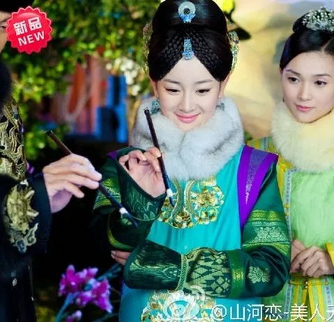 

Женский костюм принцессы династии Цин, костюм для ТВ-игр, костюм принцессы из фильма «Красавица без слез», женская зимняя одежда для косплея Хай Lan Чжу