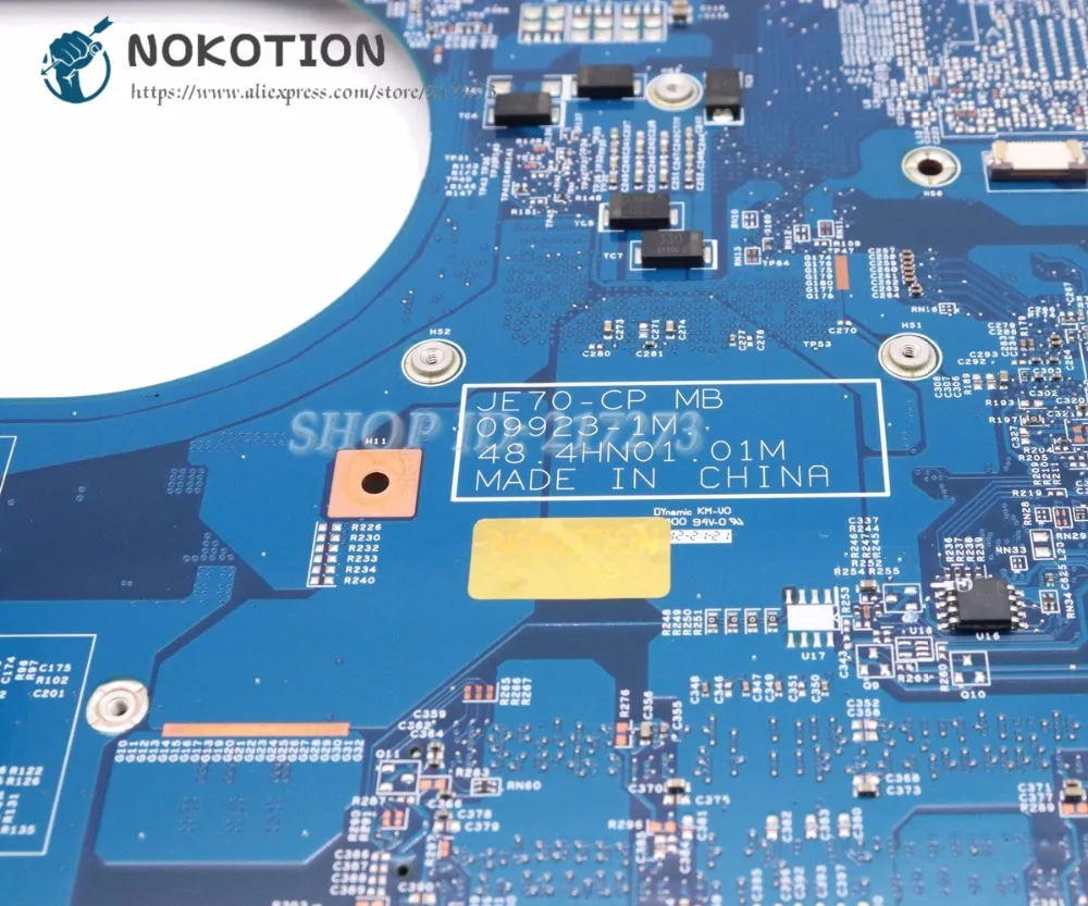 NOKOTION материнская плата для ноутбука acer aspire 7741 7741Z 7741G 7741ZG основная плата MBPT501001 48.4HN01.01M HM55 DDR3 Бесплатный процессор