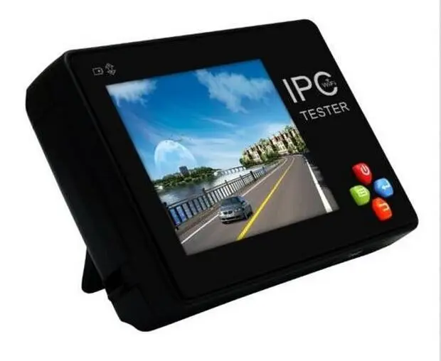 

3.5" IP CCTV touch screen and key button tester monitor IP camera analog camera WIFI PTZ 12V1A output SD slo