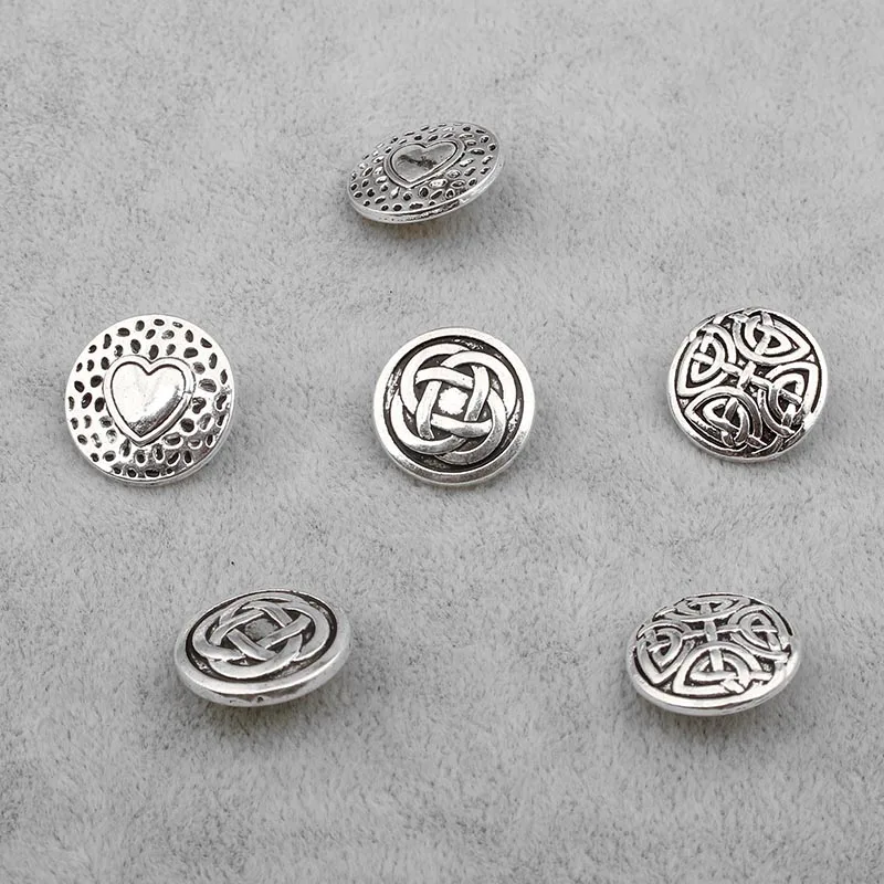 Круглая резная пуговица для джинсов 10 шт. | Украшения и аксессуары