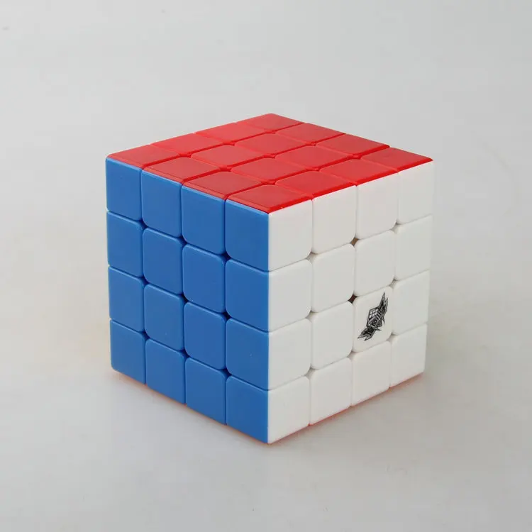 Cyclone Boys Jisu G4 4x4 Cube Черный/Stickerless Cubo Magico Твист Головоломка обучающая игрушка подарок идея Прямая