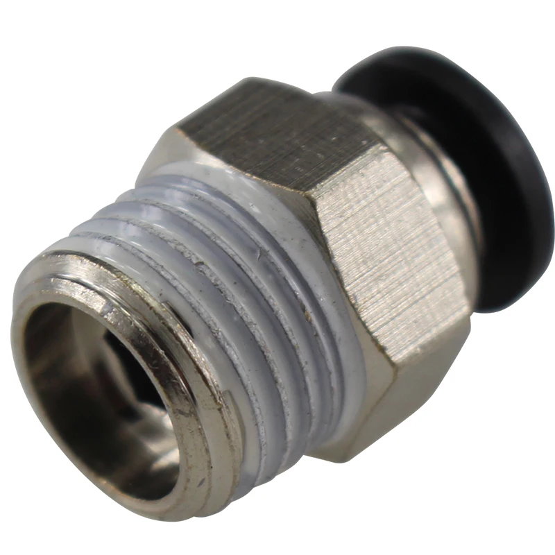 Никелевое покрытие M5 1/8 'ɱ/4'' 3/8 'ɱ/2'' Male- 4 6 8 10 12 мм прямой толчок в