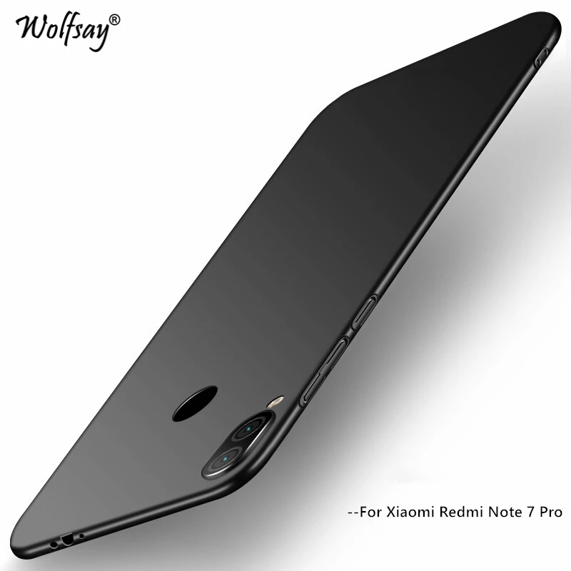 Для Xiaomi Redmi Note 7 Чехол Ультра тонкий роскошный гладкий жесткий чехол для телефона