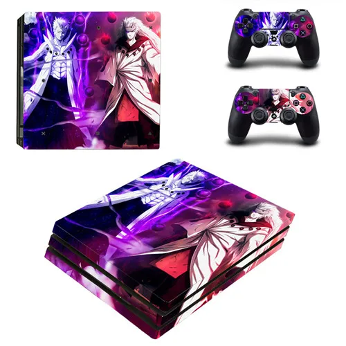 6 Аниме Наруто PS4 Pro Кожа Наклейка для sony playstation 4 консоли и 2 контроллеров PS4 Pro наклейка s Наклейка виниловая - Цвет: 6