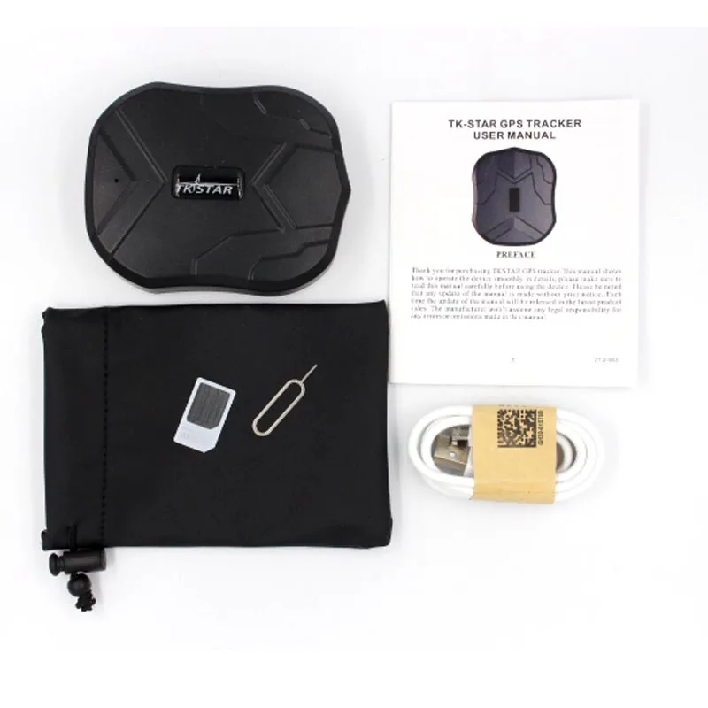 

Car GPS Tracker 5000mAh Battery Standby 90 Days Vehicle Tracking Device GSM Locator Waterproof Magnet Free Web APP Monitor