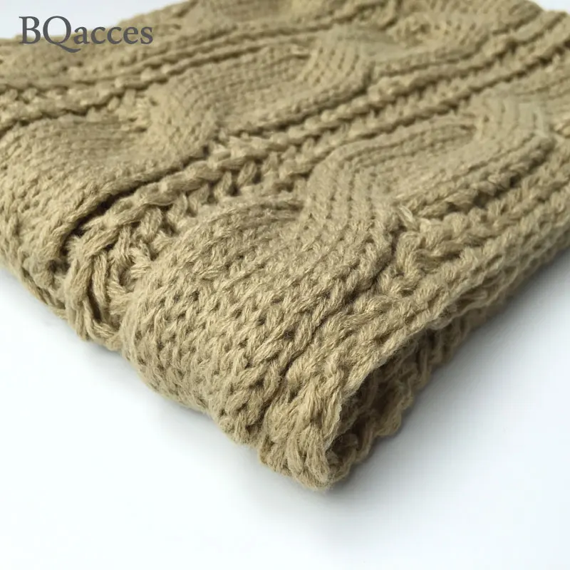 Новинка 2016 женский зимний однотонный вязаный шерстяной шарф снуд без