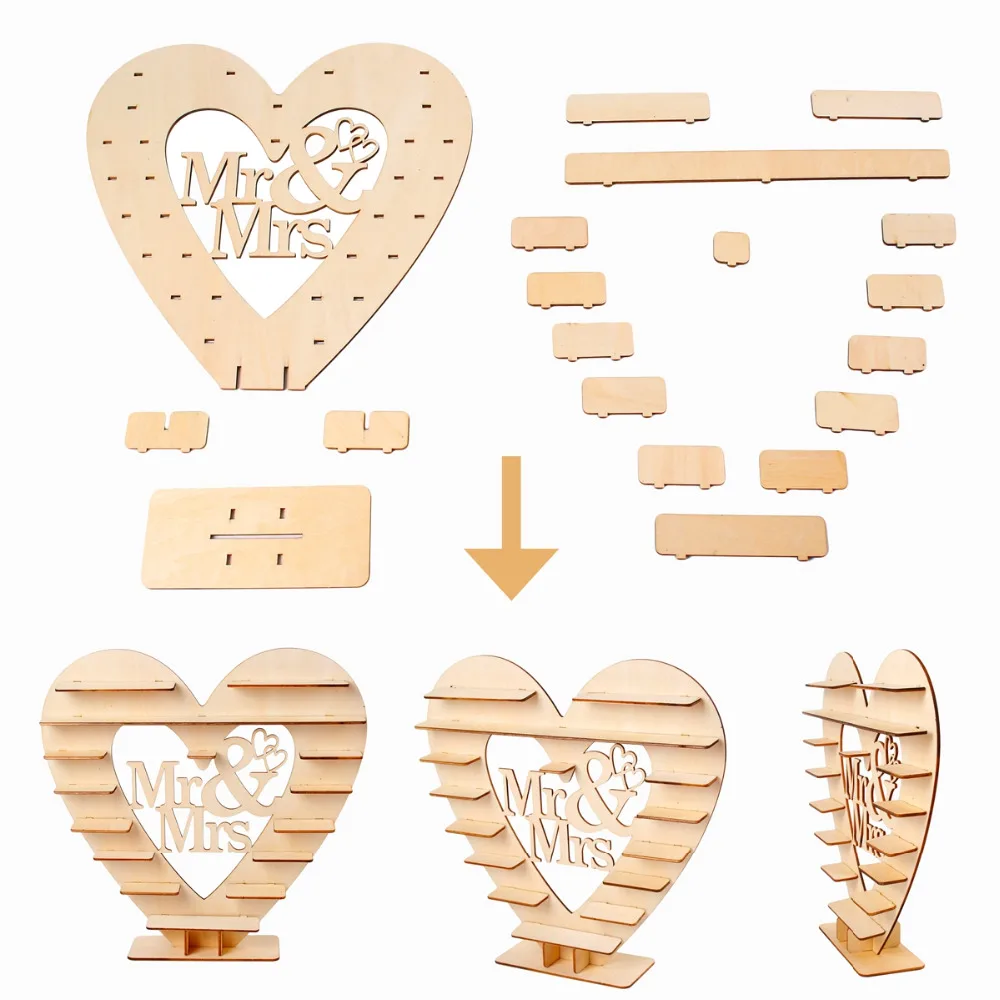 Frigg Mr Mrs свадебный шоколад Сердце Дерево Ferrero Rocher Стенд Свадебный Дисплей