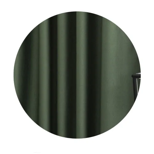 curtain 1 New Arrival Chinese Style Luxury Faux Silk Dark Green Window Curtains for Living Room Bedroom Embroidery Lace Drape - Цвет: curtain 1