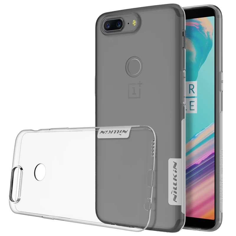Для Oneplus 5 T чехол Nillkin прозрачный мягкий силиконовый ТПУ s мобильный телефон сумки